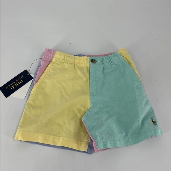 Polo Ralph Lauren Other - NWT Boy's Polo Ralph Lauren Color Block Shorts Size 12 Multi Color  $60